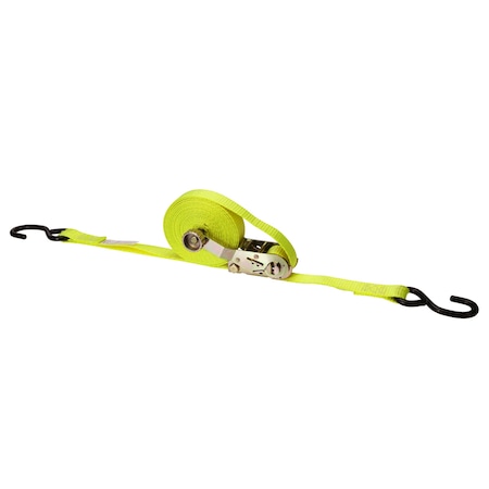 1 X 16' Rollup Ratchet Strap With S-Hook